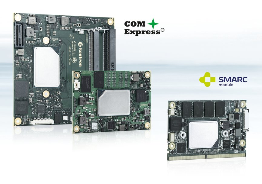 Kontron COM Express® and SMARC module with next generation low-power Intel Atom processors